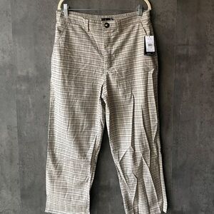 NWT Volcom Beige Checkered Pants